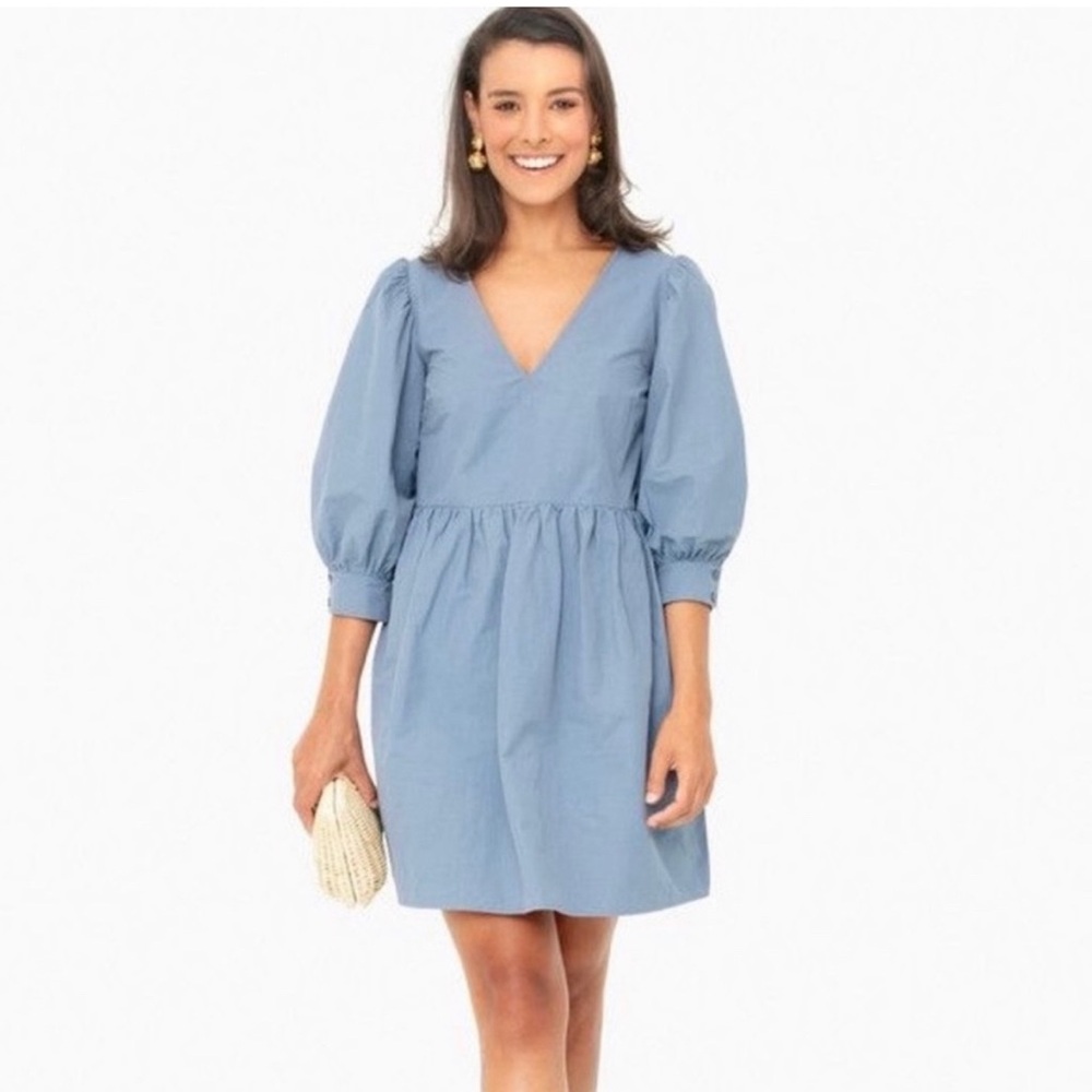 Tuckernuck Pomander Place Lizzie Dress Blue Medium